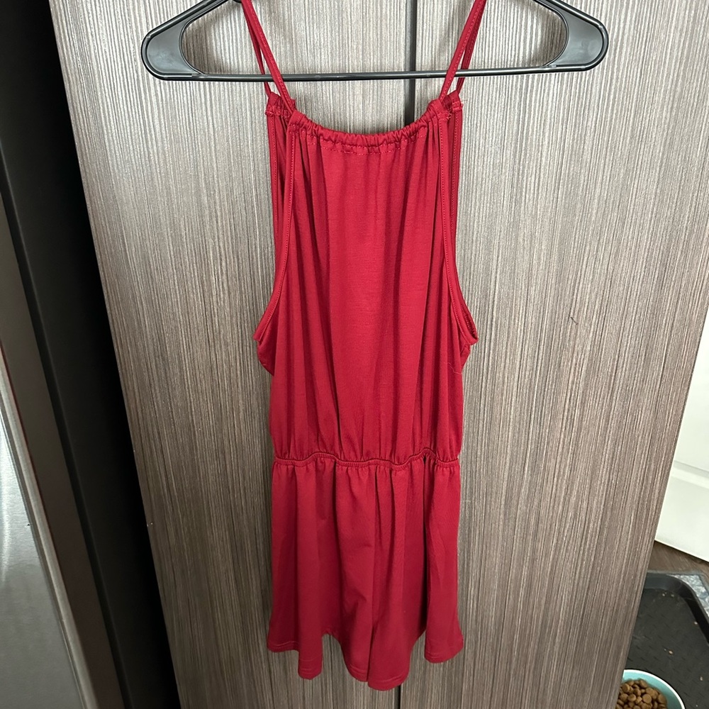 Red romper